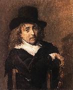 HALS, Frans, Seated Man Holding a Branch